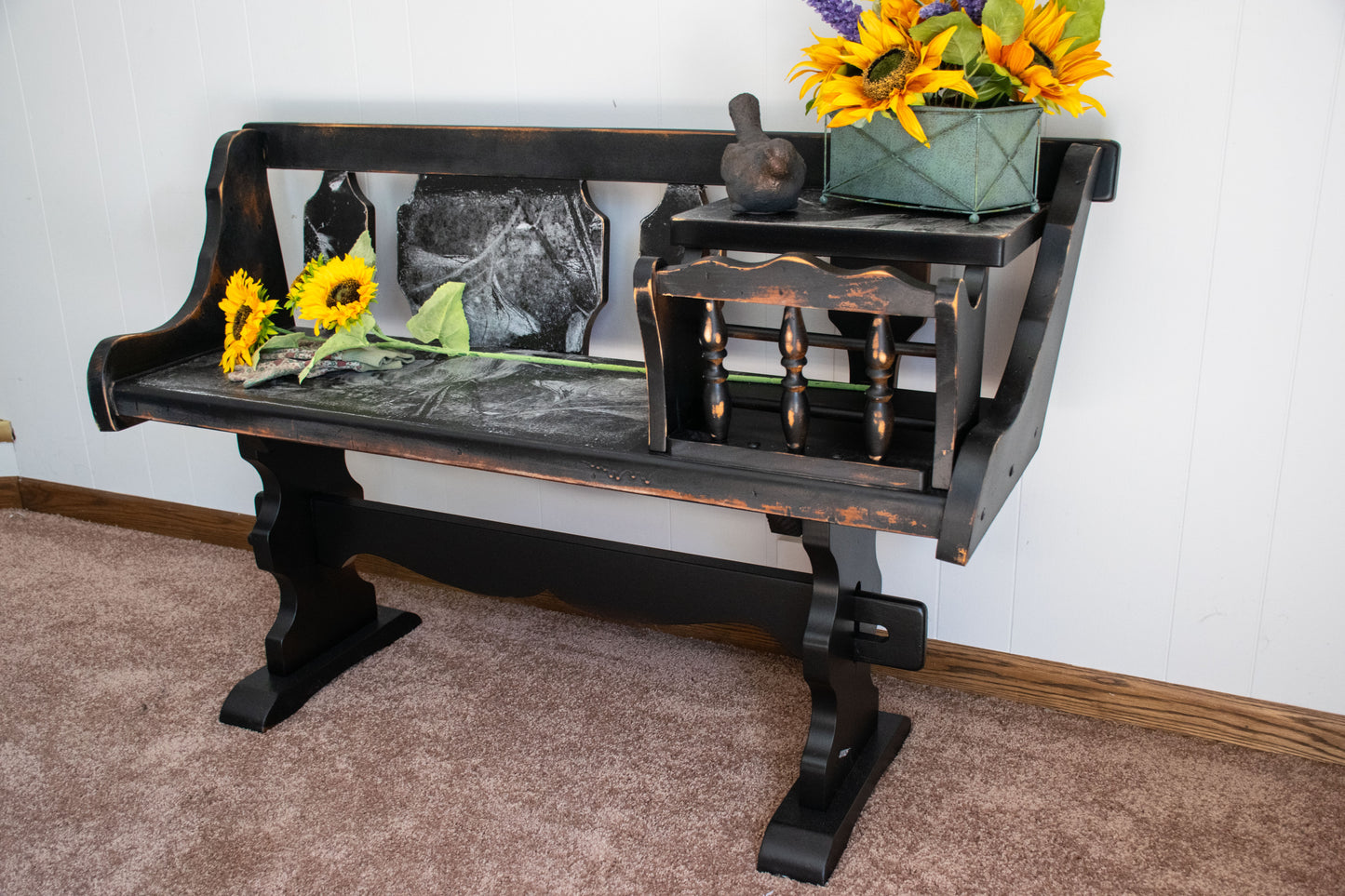 Old Style Telephone Bench