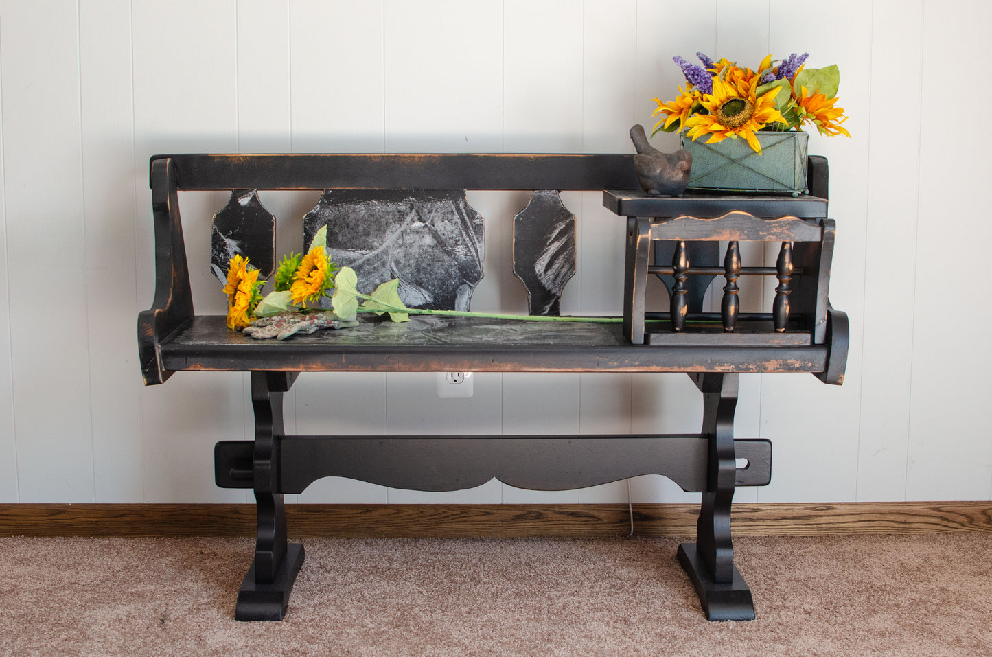 Old Style Telephone Bench
