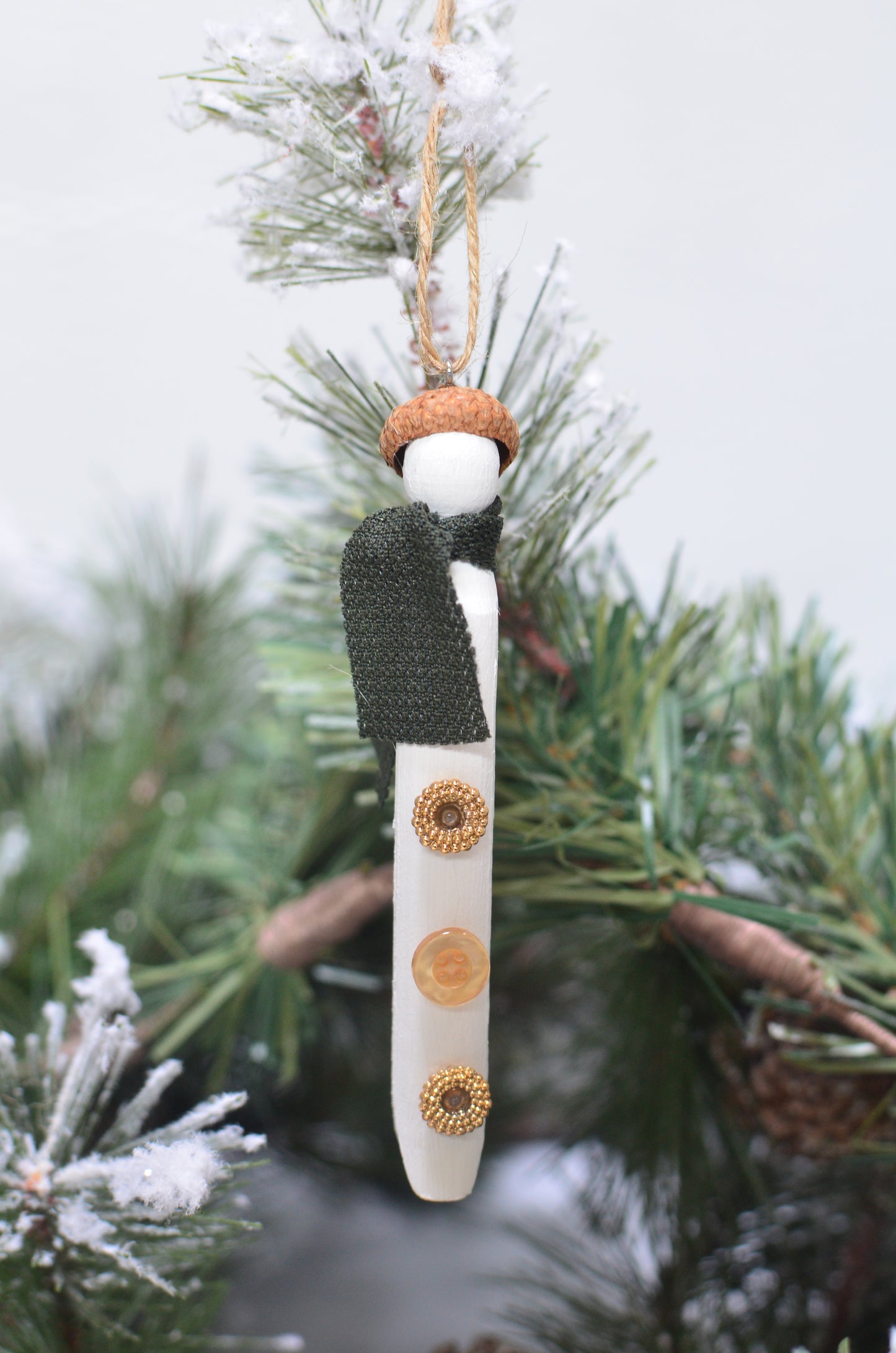 Clothespin Snowmen