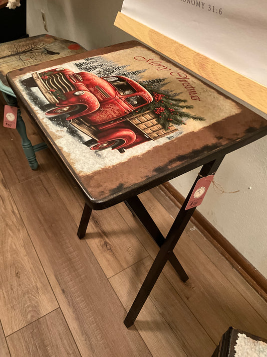 Christmas dinner tray