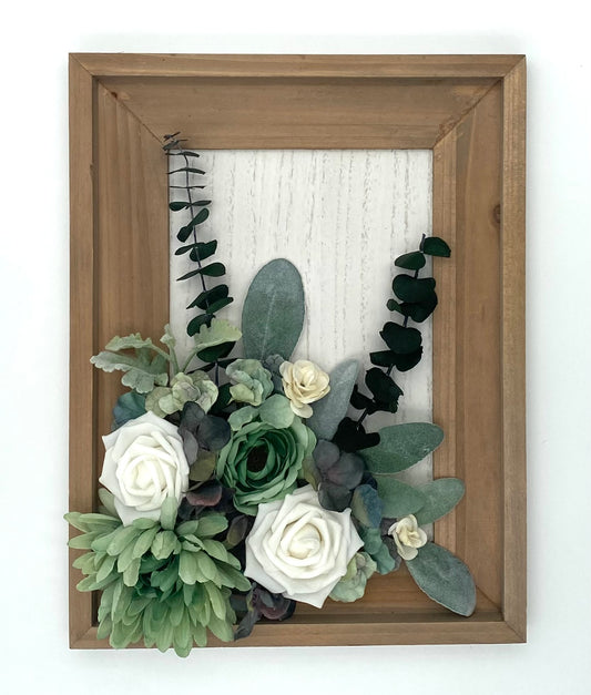 Wooden Teal Frame