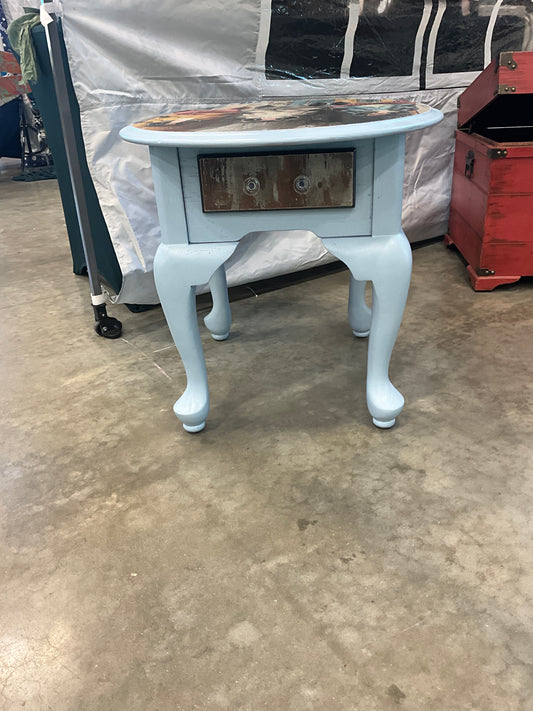 Horse side table