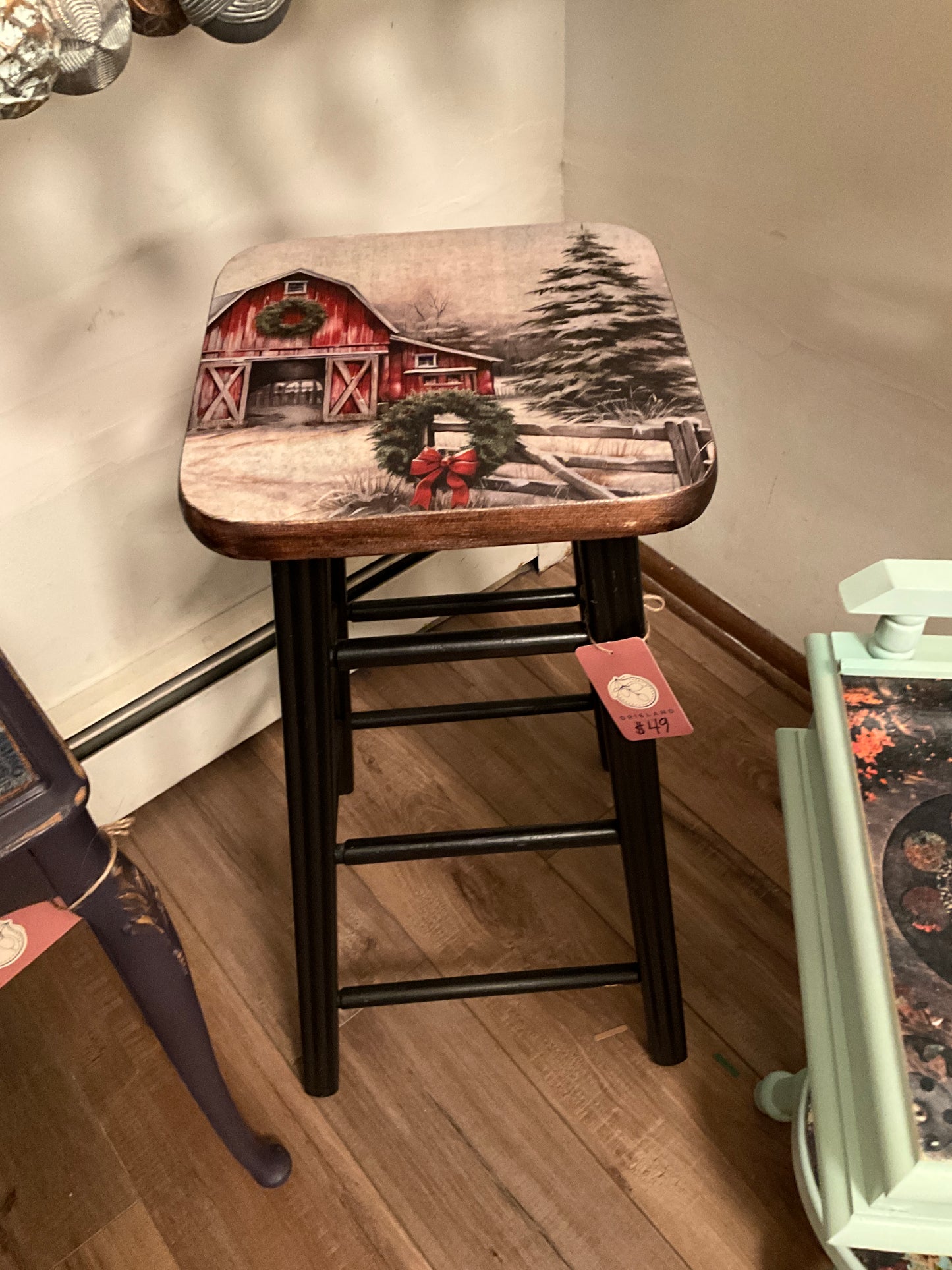 Christmas stool