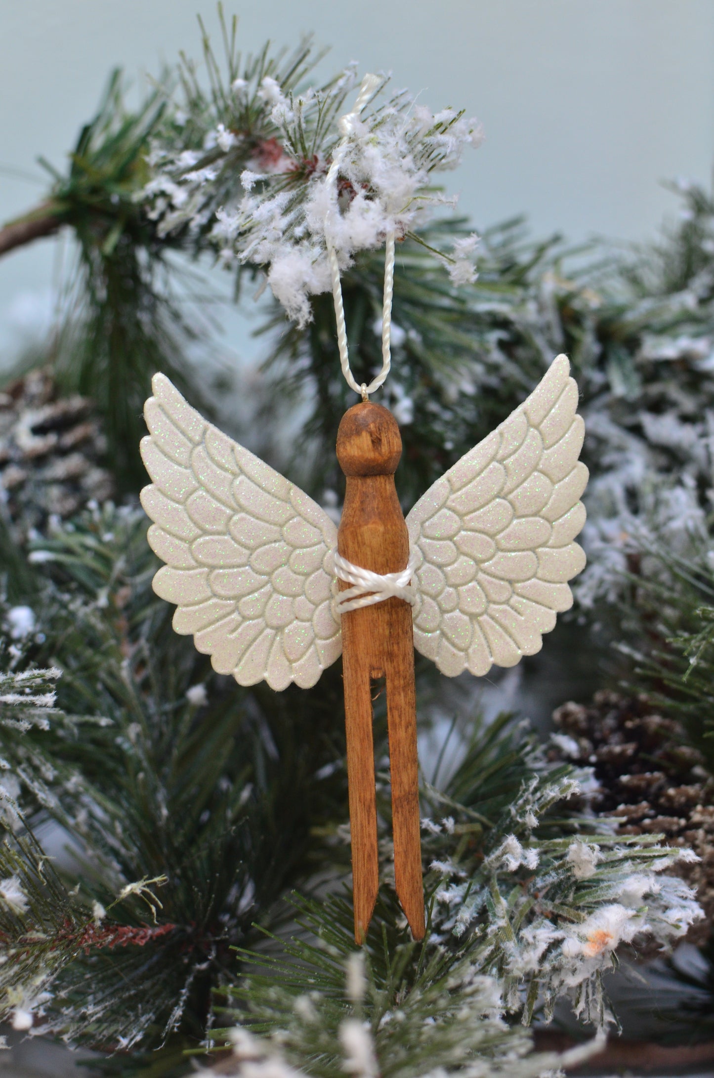 Rustic Clothespin Angel