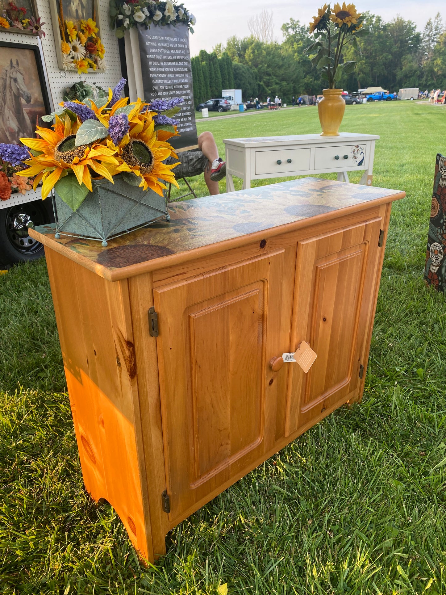 Sunflower Cabinet