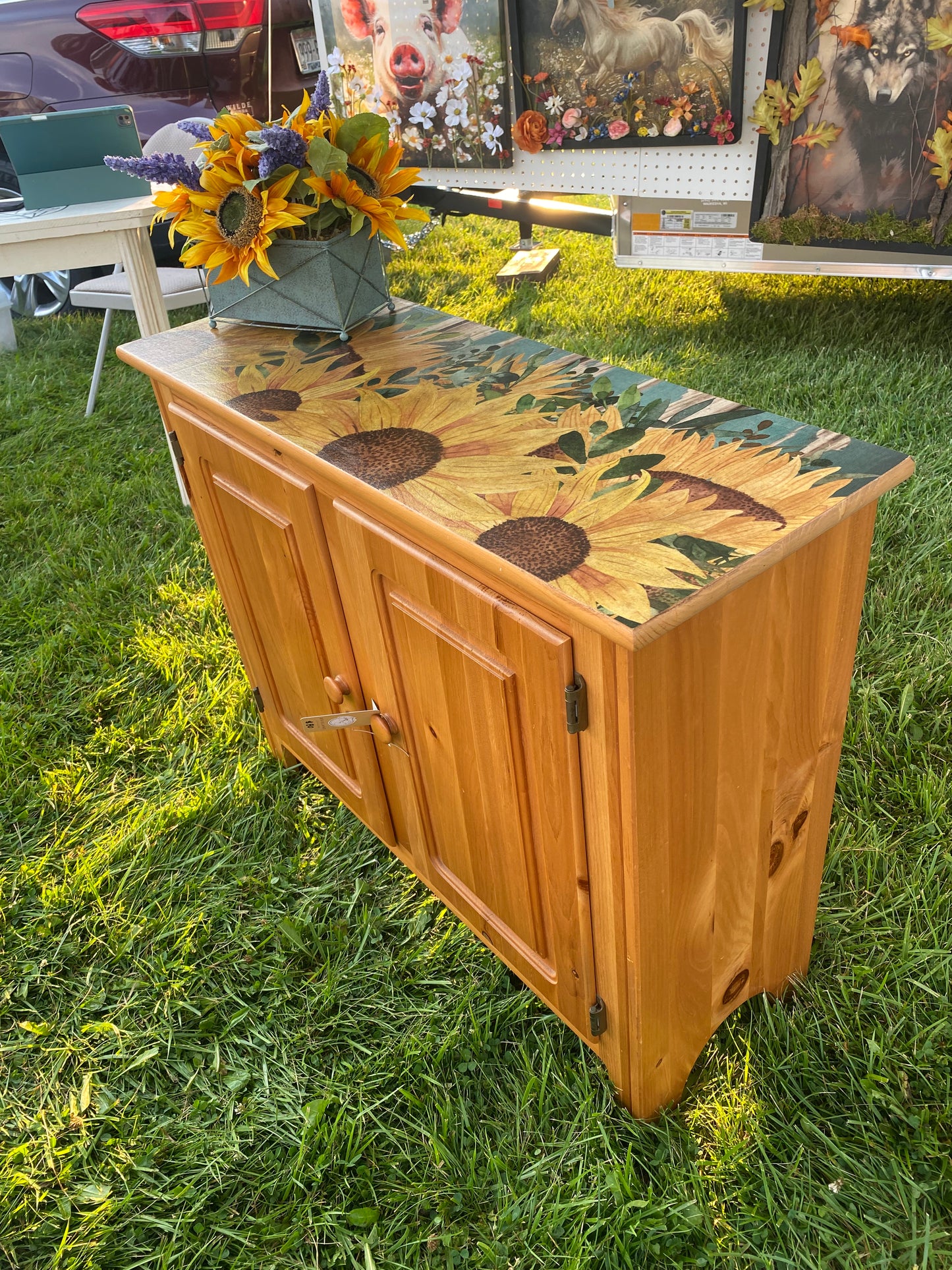 Sunflower Cabinet