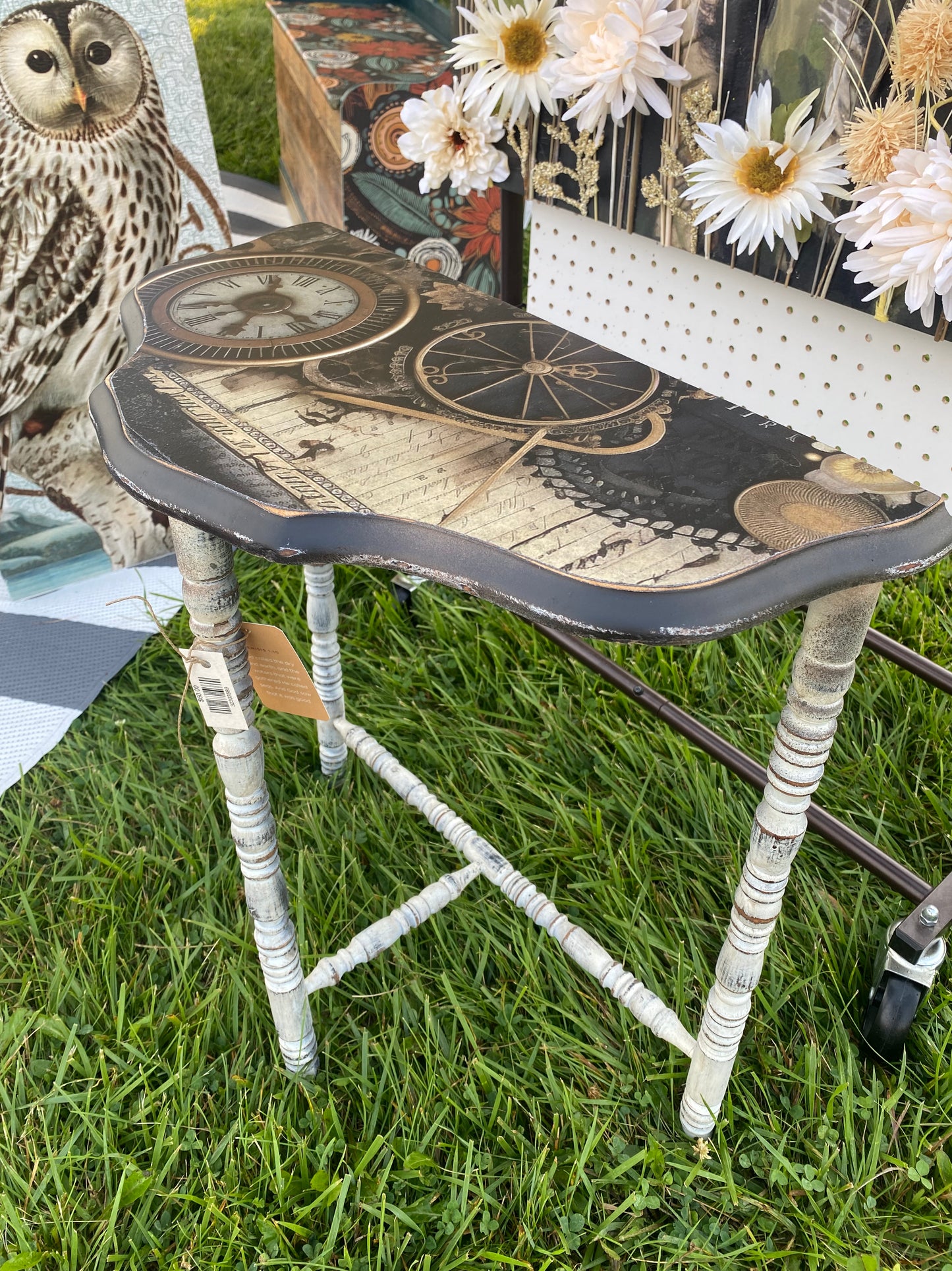 Clock Side Table